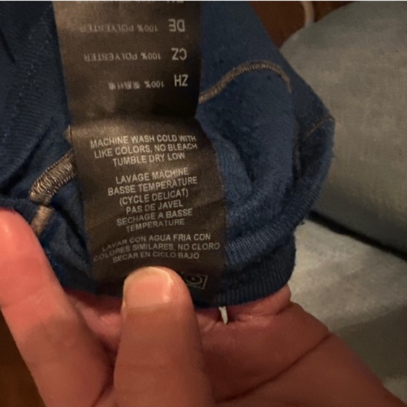 KUHL Mens Akkomplice crew base layer Sweater Blue Long Sleeve 1/4 Zip Pullover L - Picture 4 of 4